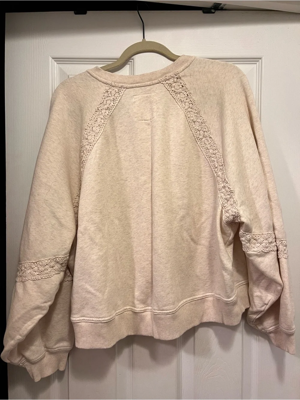 Aerie Cream Cropped Pullover - Picture 2 of 4
